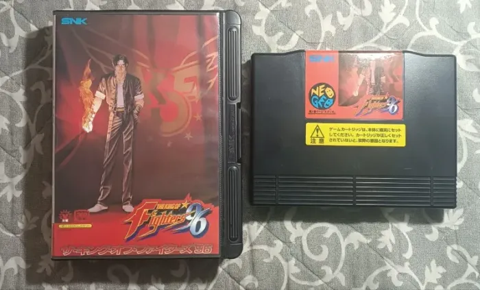 Jogo Kof 96 para Neo Geo Aes sem manual.