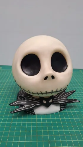 Cofrinho Jack Skellington de "O Estranho Mundo de Jack"