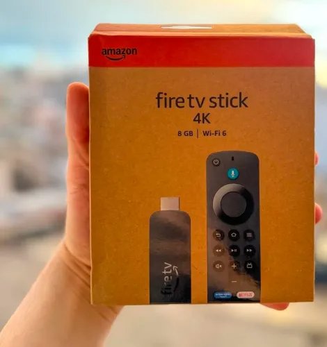 Fire tv stick 4k (amazon) - novo (última geração)