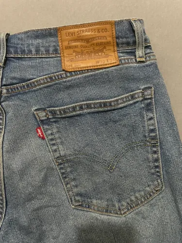calça jeans levi's premium slim 38
