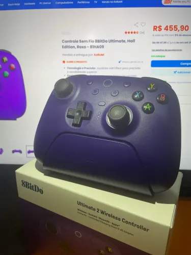Controle 8BITDO Ultimate 2 Roxo