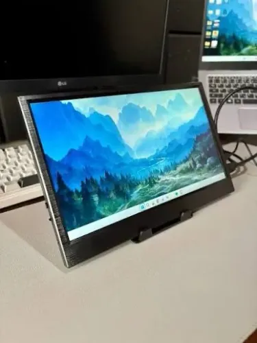 Monitor Portatil 15.6 1080p 144hz Full Hd Ips Tela Cor Preto