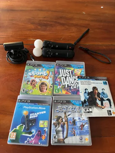 Kit ps move e jogos - ps3
