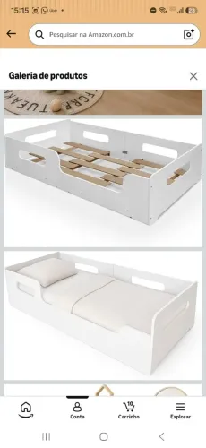 Cama p/criança l montessoriana nova 