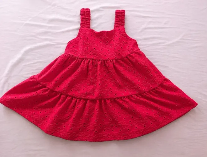 Vestido infantil 0 a 3 meses semi novo