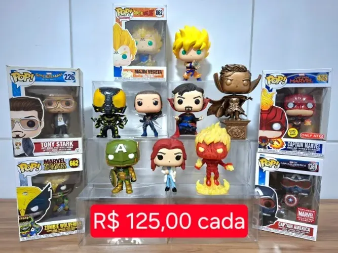 Funko Pop! Marvel e Dragon Ball
