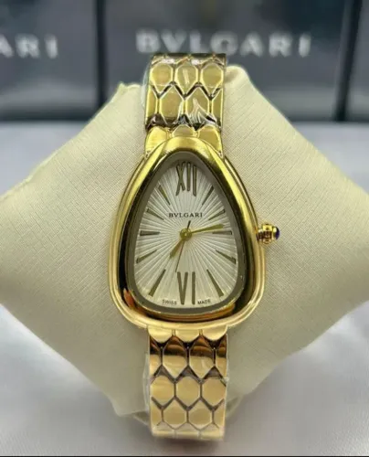Relógio Feminino Bvlgari Serpenti Seduttori Luxo Aço Inoxidável