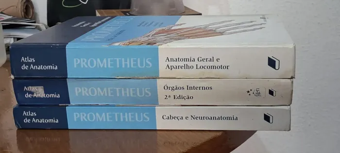 Atlas da Anatomia PROMETHEUS 3 volumes 