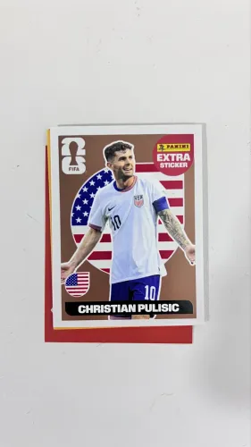 Christian Pulisic figurinha extra Bronze