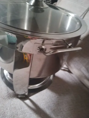 RÉCHAUDS EM INOX PARA EVENTOS 9 Litros banho maria