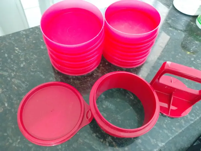 Modelador de hambúrguer Tupperware Burguer