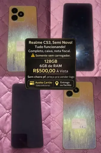 REALME C 53 SEMI-NOVO 