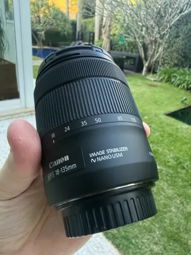 Lente Cannon Efs 18-135 estado de zero