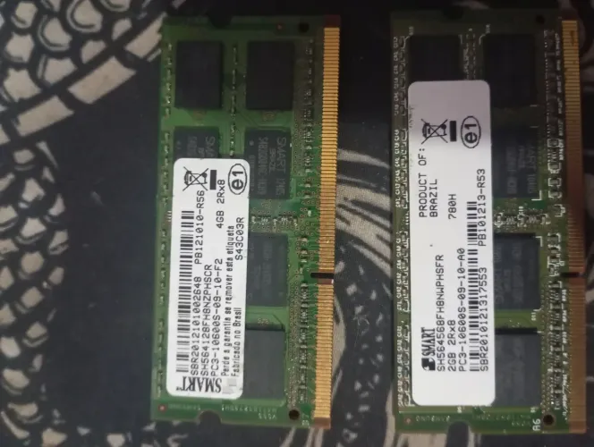 Memória Notebook DDR3 6GB (4GB + 2GB) PC3-10600 1333MHz