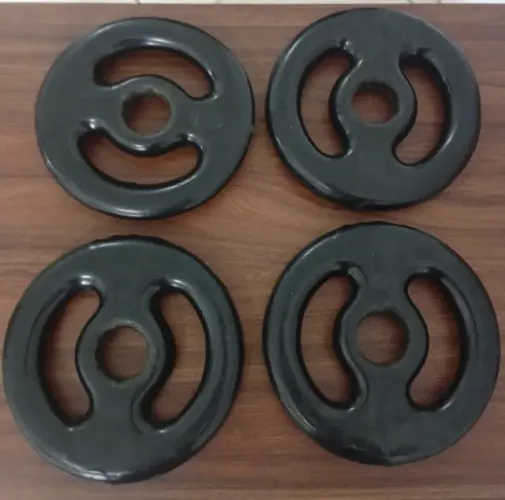 VENDO 4 ANILHAS DE 2 KG - EMBORRACHADAS