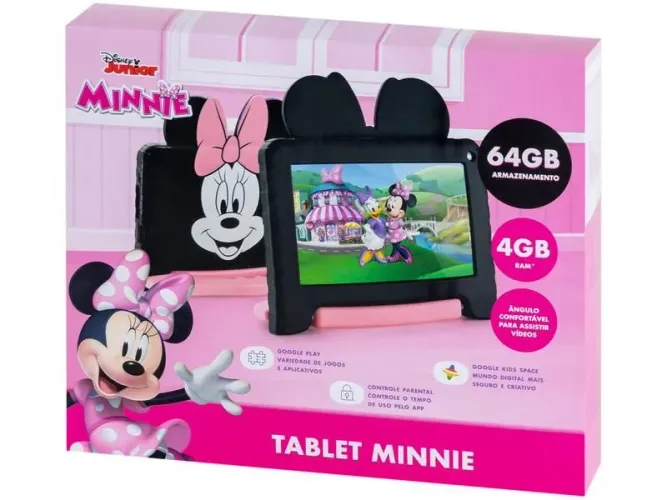 Tablet Infantil Multilaser NB414 7? 64GB 4GB RAM Android 13 Go Edition Quad Core Wi-Fi