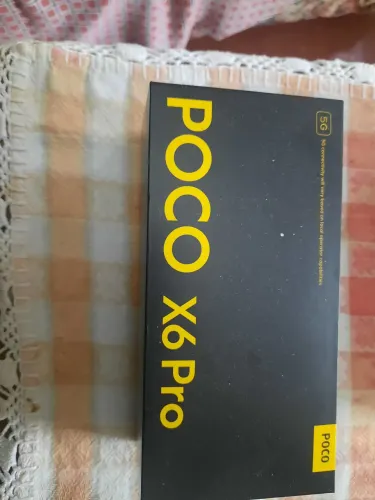 SMARTPHONE XIAOMI POCO X6 PRO 5G black 126 GB RAM 512GB ROM VERDE, NOVO.