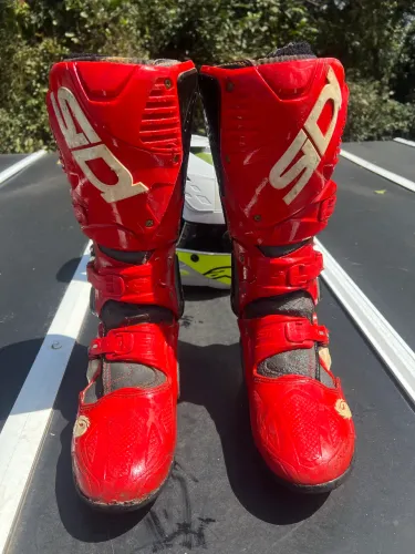 Vendo Bota motocross Sid Crossfire 3 vermelho nº 41/42