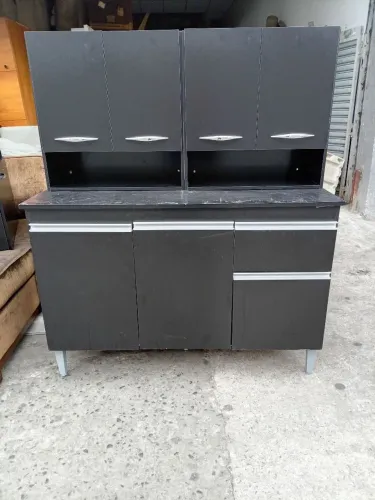 Armário Cozinha Preto