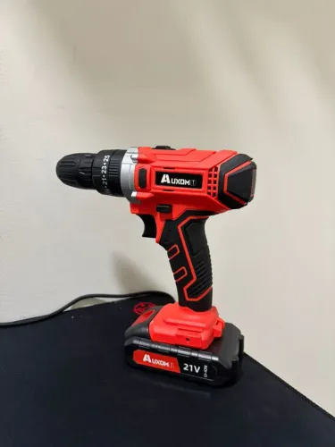 Furadeira Parafusadeira Auxom 21v com Duas Baterias 