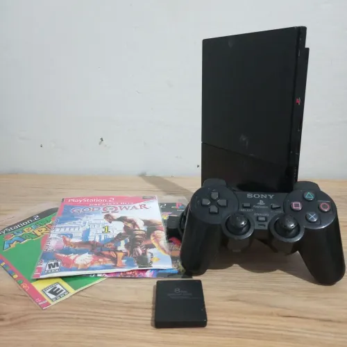Playstation 2 Completo Leitor Ok + Jogos