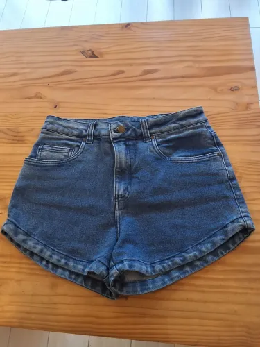 Short jeans farm com elástano 40 azul