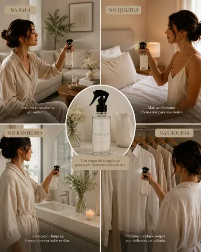 Kit Aromatizador de Ambiente 2 Frascos 250ml - Essência Algodão + Carioca Rio | MUSA & CO.