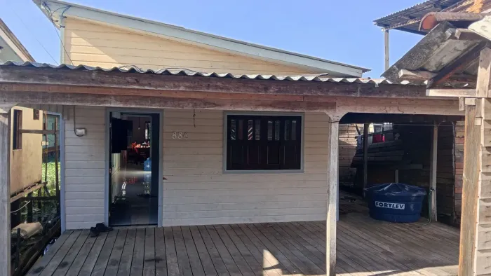 Casa em área de ressaca, ponte concretada!