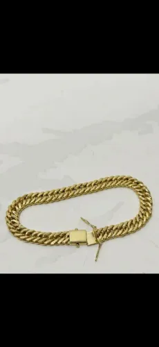 VENDO OU TROCO PULSEIRA GRUMET DE OURO 18K LEIA O ANÚNCIO