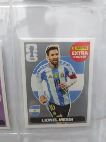 Figurinha Rara Extras Sticker Craque Argentino Messi