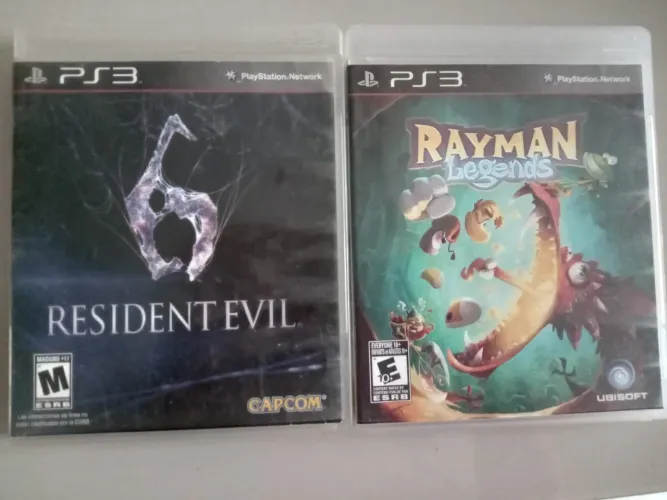 VENDO RESIDENT EVIL 6 E RAYMAN LEGENDS