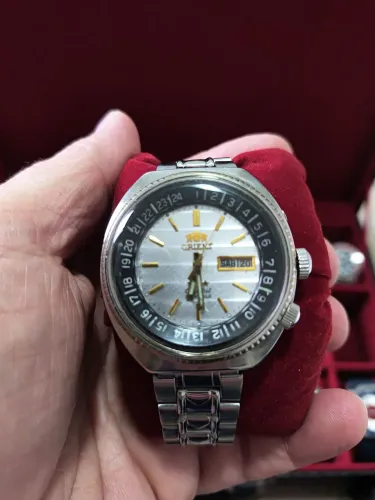 Relógio Antigo Orient World Diver "Cebolão" Automático - Impecável e Original