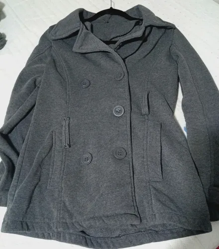 Casaco feminino cinza