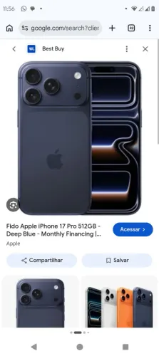 iPhone 17 pro Max novo na caixa lacrado