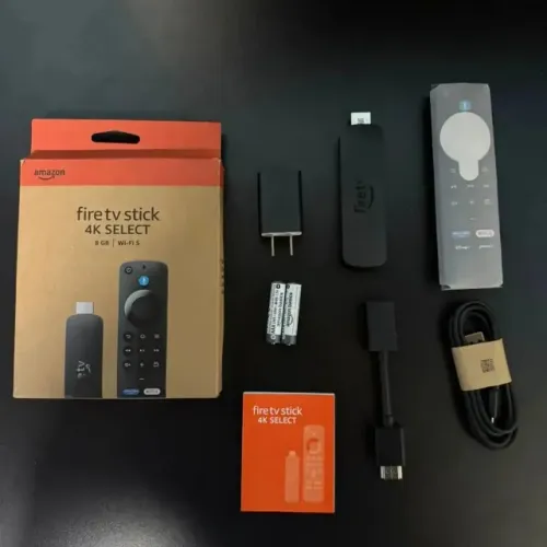 Fire TV Stick 4K com Controle por Voz Alexa - 8GB Lacrado