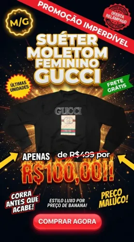 SUETER MOLETOM FEMININO