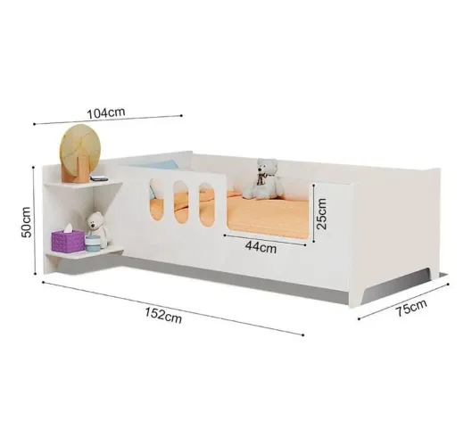 Cama infantil com colchão, usada poucas vezes.