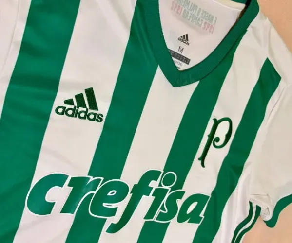 Camisa do Palmeiras 2017 - Original (Semi-Nova) Tamanho M