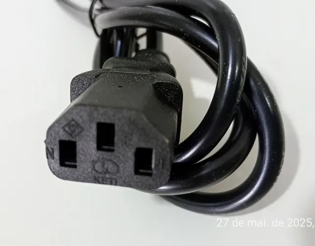 Cabo de Energia ATX - Padrão Novo 3 Pinos 110cm