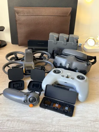 DJI Avata 2 combo Flymore 3 baterias e controle Fpv