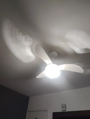 Vendo Três ventiladores de teto com controle remoto.