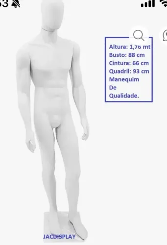 Vende manequim novinho na caixa 