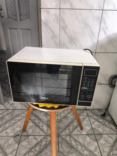 Microondas com defeito