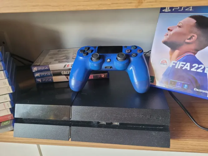 PS4 ORIGINAL + 1 CONTROLE + 14 JOGOS