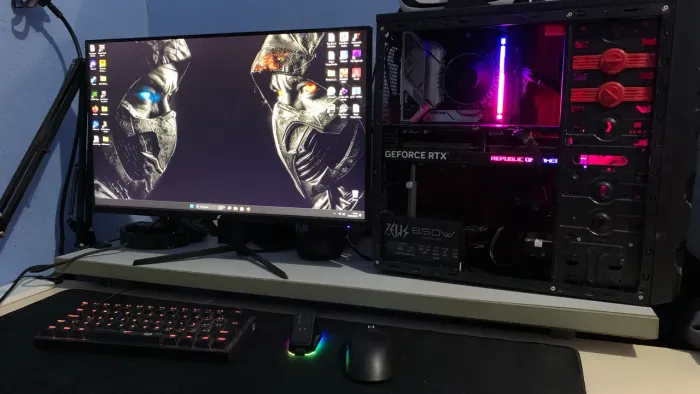 Setup gamer completo, troco por moto em dias