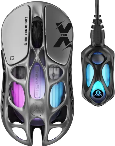 MOUSE GAMER GRAVASTAR MERCURY X - novo/lacrado