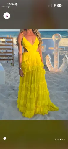 Vestido de festa Fabulous Agilita Amarelo 34