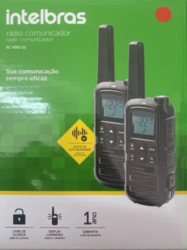 2 Rádios comunicador intelbras