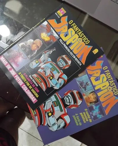 Foto Novela - O Fantástico Jaspion - Vols. 01 & 02 - Editora Bloch - ESTADO DE BANCA