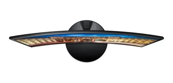 Monitor Curvo 24'' Full Hd Freesync C24f390fh Samsung Cor Preto